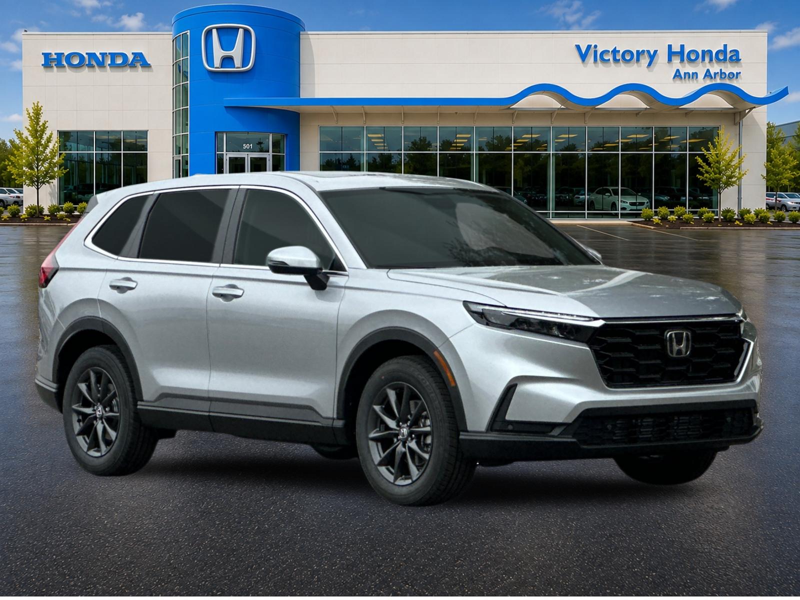 New 2026 Solar Silver Metallic Honda AWD EX-L image 3