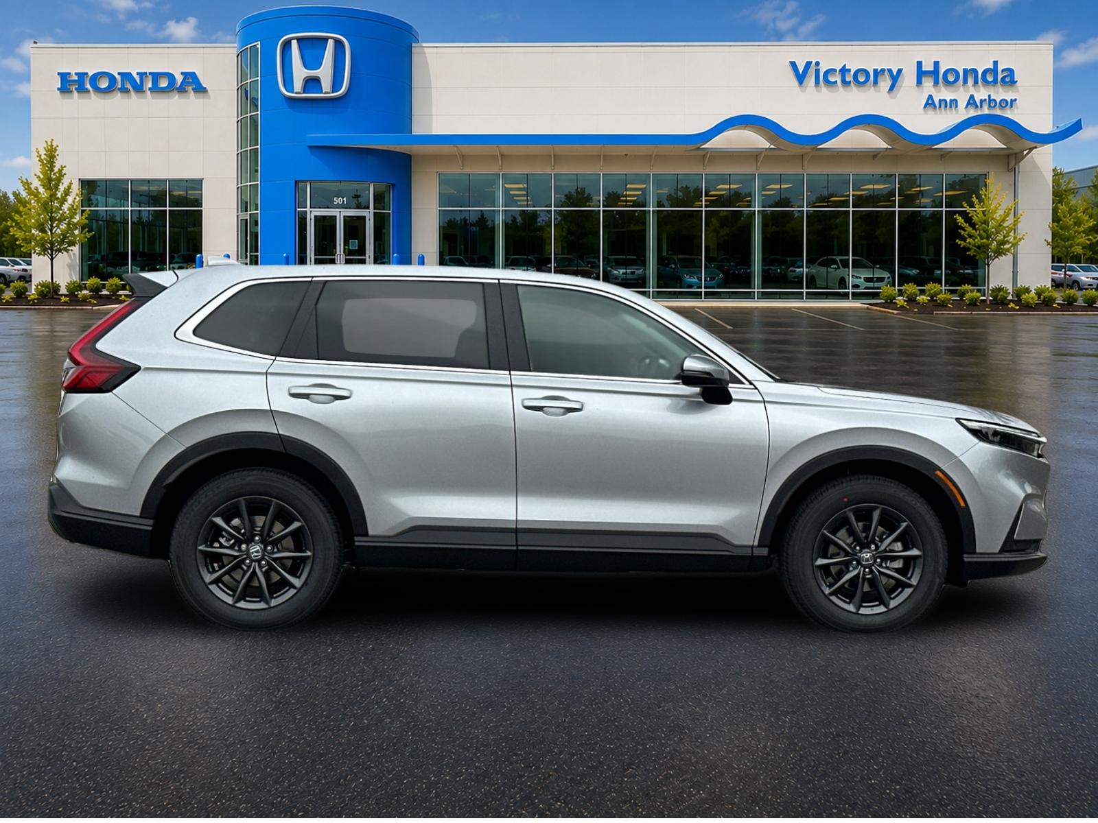 New 2026 Solar Silver Metallic Honda AWD EX-L image 4