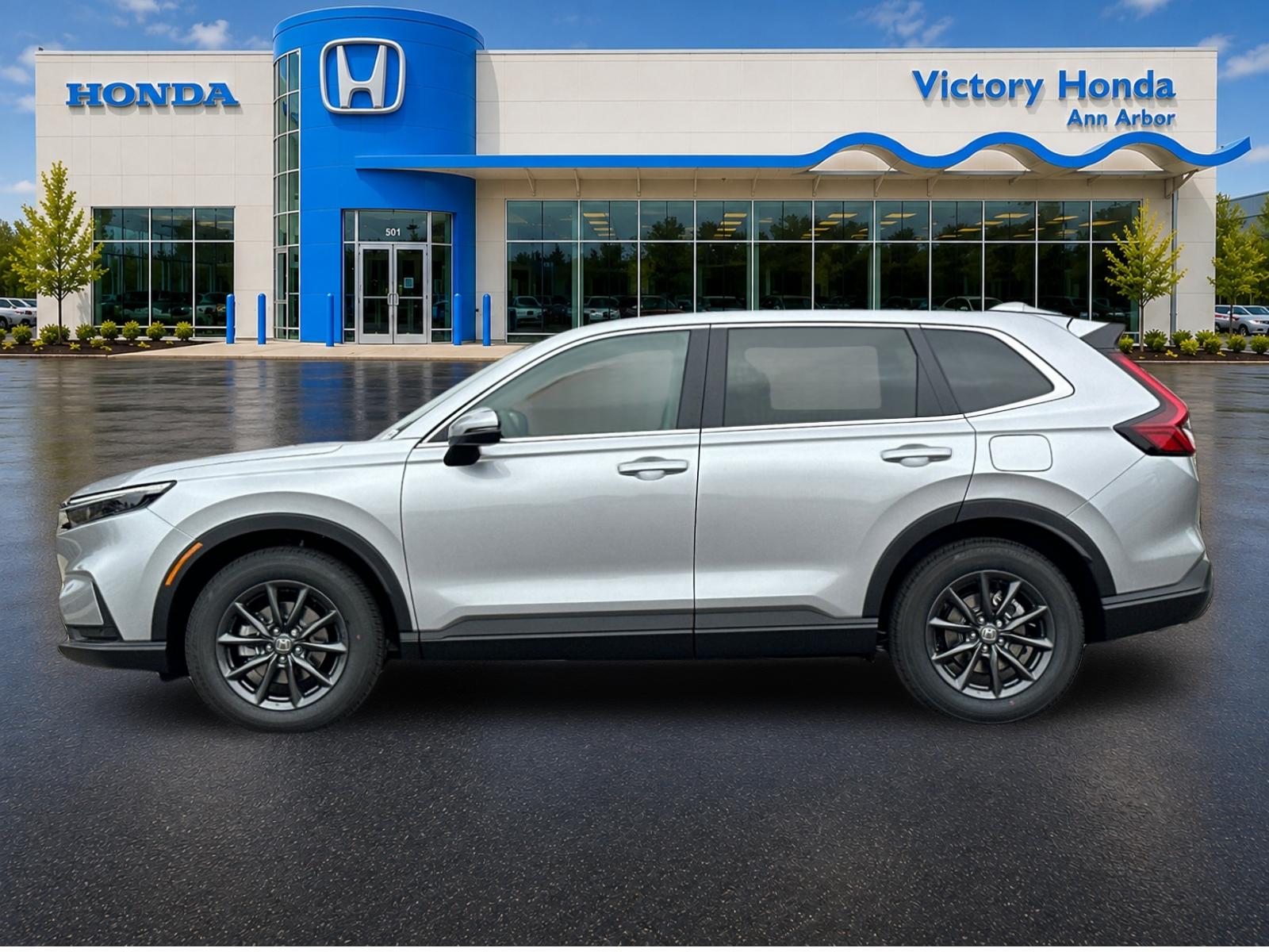 New 2026 Solar Silver Metallic Honda AWD EX-L image 8