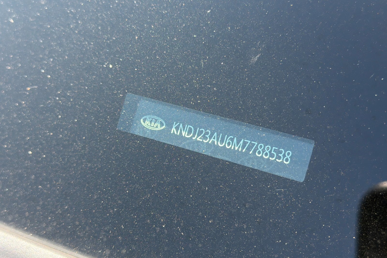 Used 2021 Orange Kia LX image 3