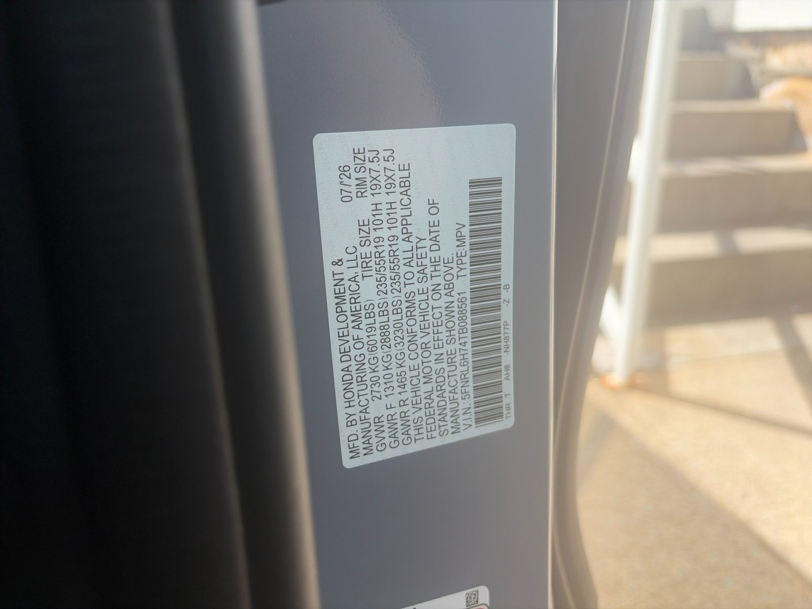 New 2026 Sonic Gray Pearl Honda Sport-L image 36