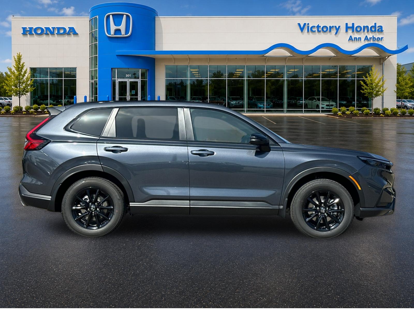 New 2026 Meteorite Gray Metallic Honda AWD Sport Hybrid image 4
