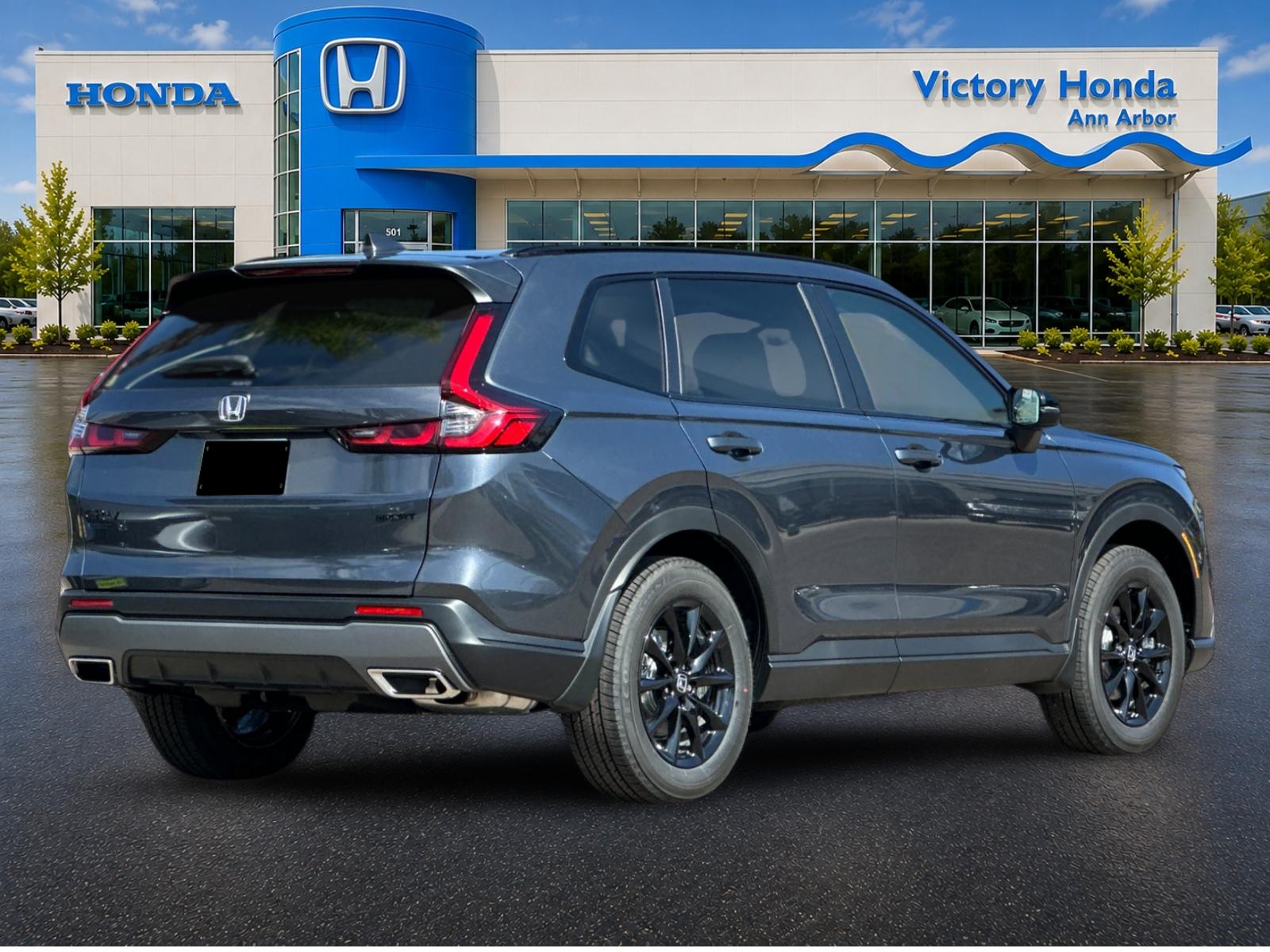 New 2026 Meteorite Gray Metallic Honda AWD Sport Hybrid image 5