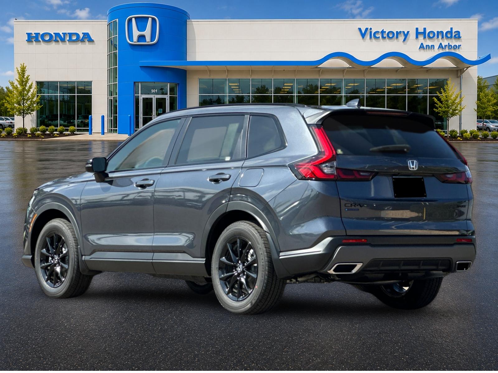 New 2026 Meteorite Gray Metallic Honda AWD Sport Hybrid image 7