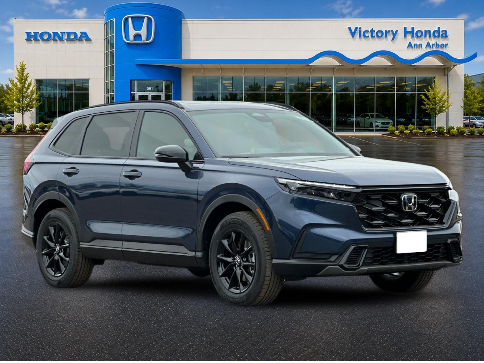 New 2026 Canyon River Blue Metallic Honda AWD Sport Hybrid image 3