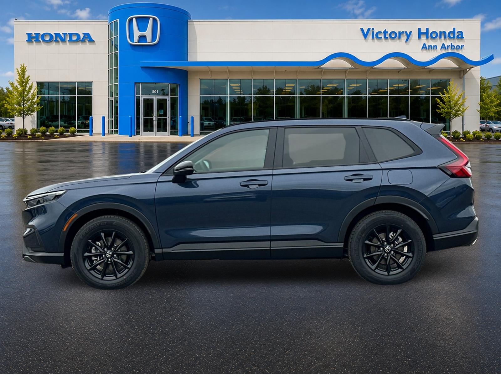New 2026 Canyon River Blue Metallic Honda AWD Sport Hybrid image 8