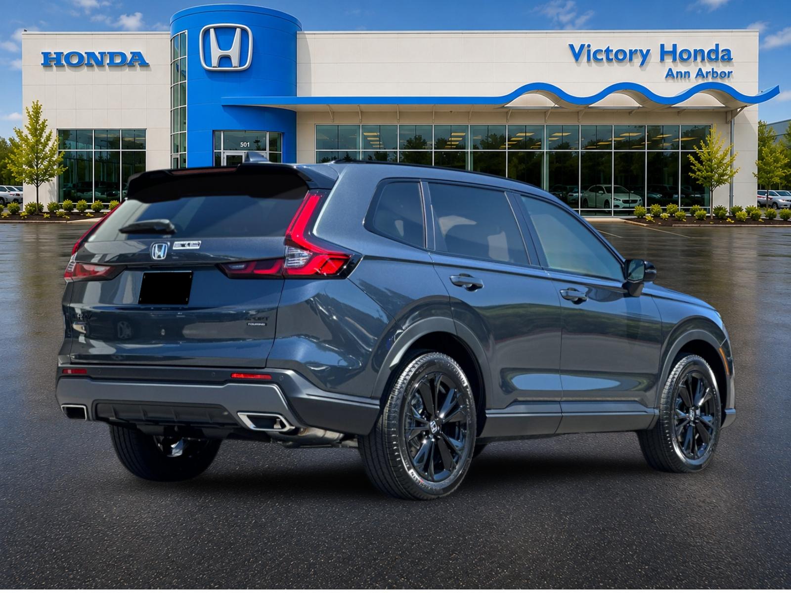 New 2026 Meteorite Gray Metallic Honda AWD Sport Touring Hybrid image 5