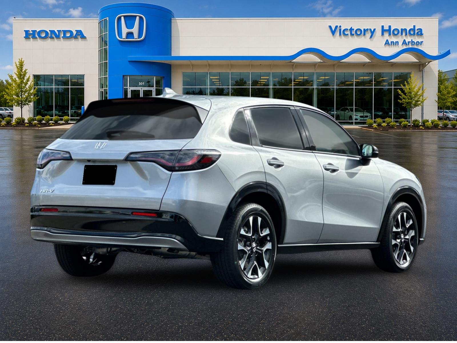 New 2027 Solar Silver Metallic Honda EX-L AWD image 5