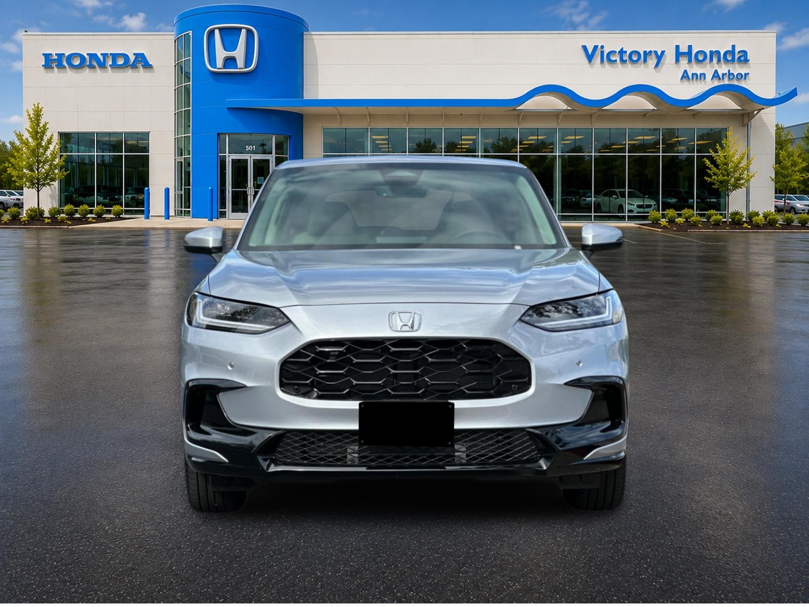 New 2027 Solar Silver Metallic Honda EX-L AWD image 2