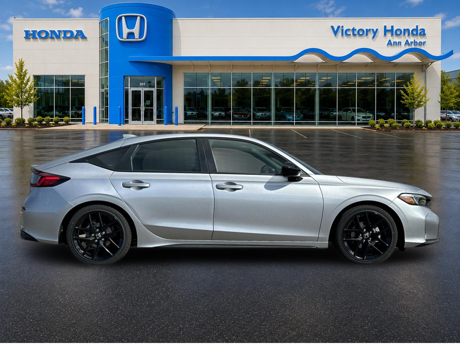 New 2026 Solar Silver Metallic Honda FWD Sport image 4