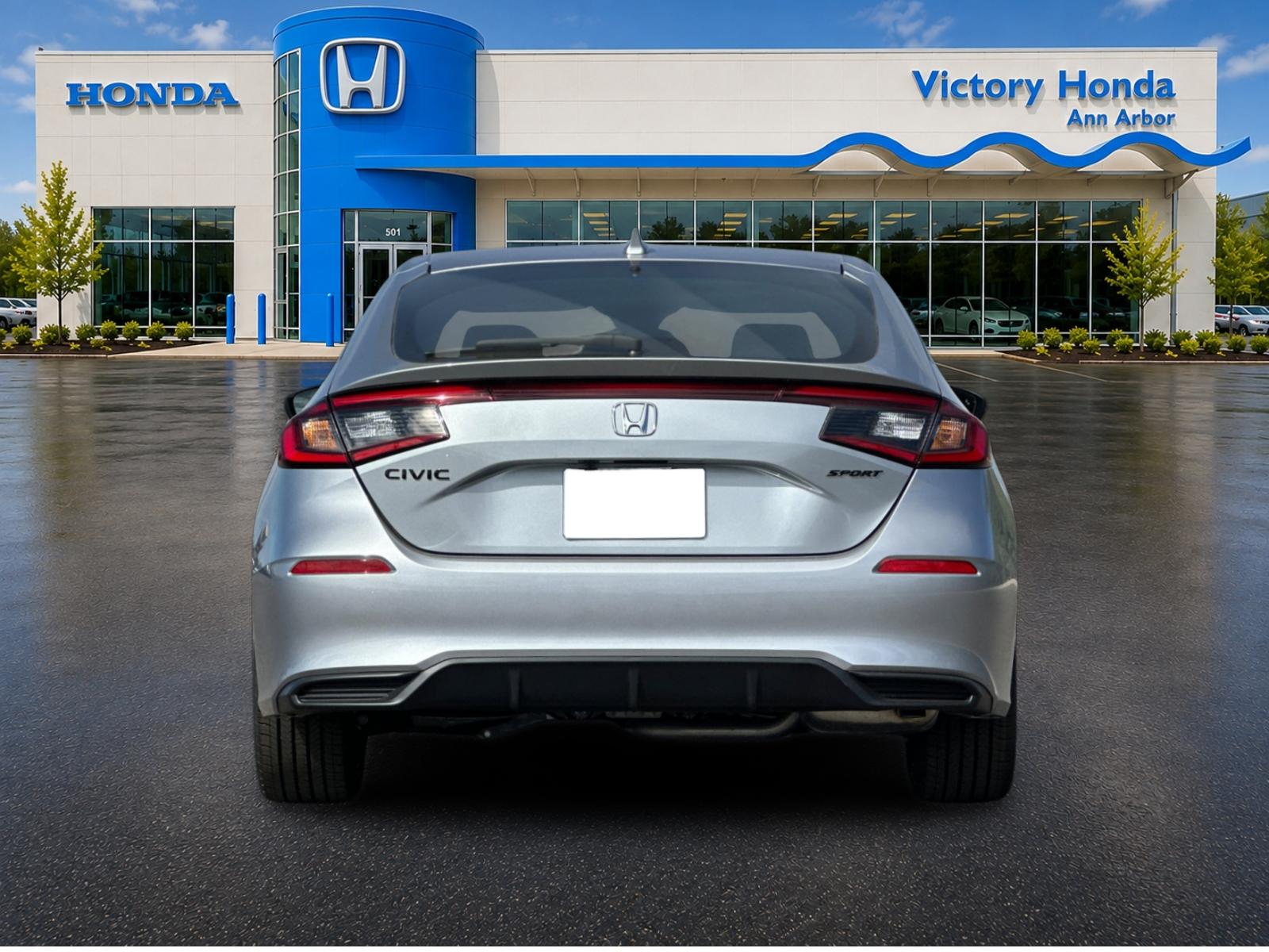 New 2026 Solar Silver Metallic Honda FWD Sport image 6