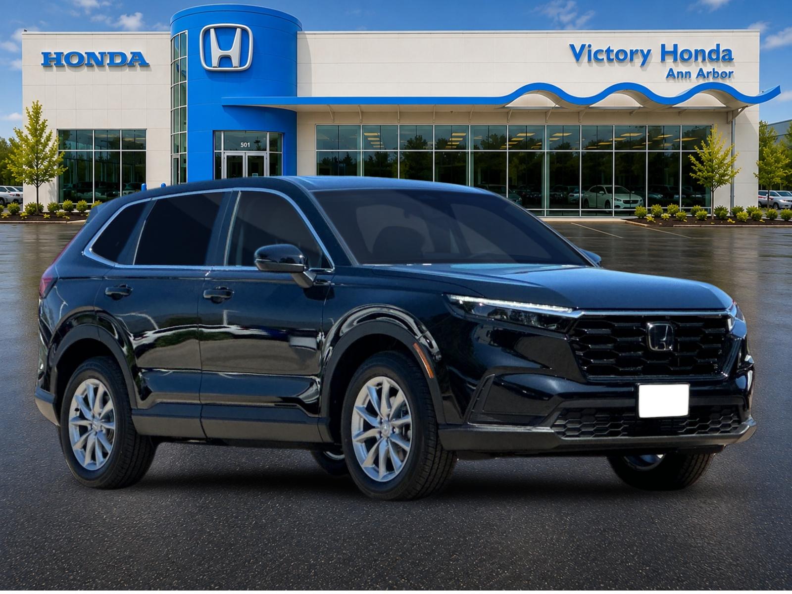 New 2026 Crystal Black Pearl Honda AWD EX image 3
