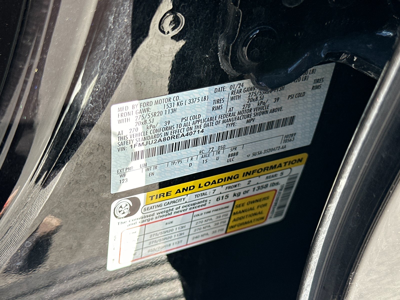 Used 2024 Black Ford Limited image 30