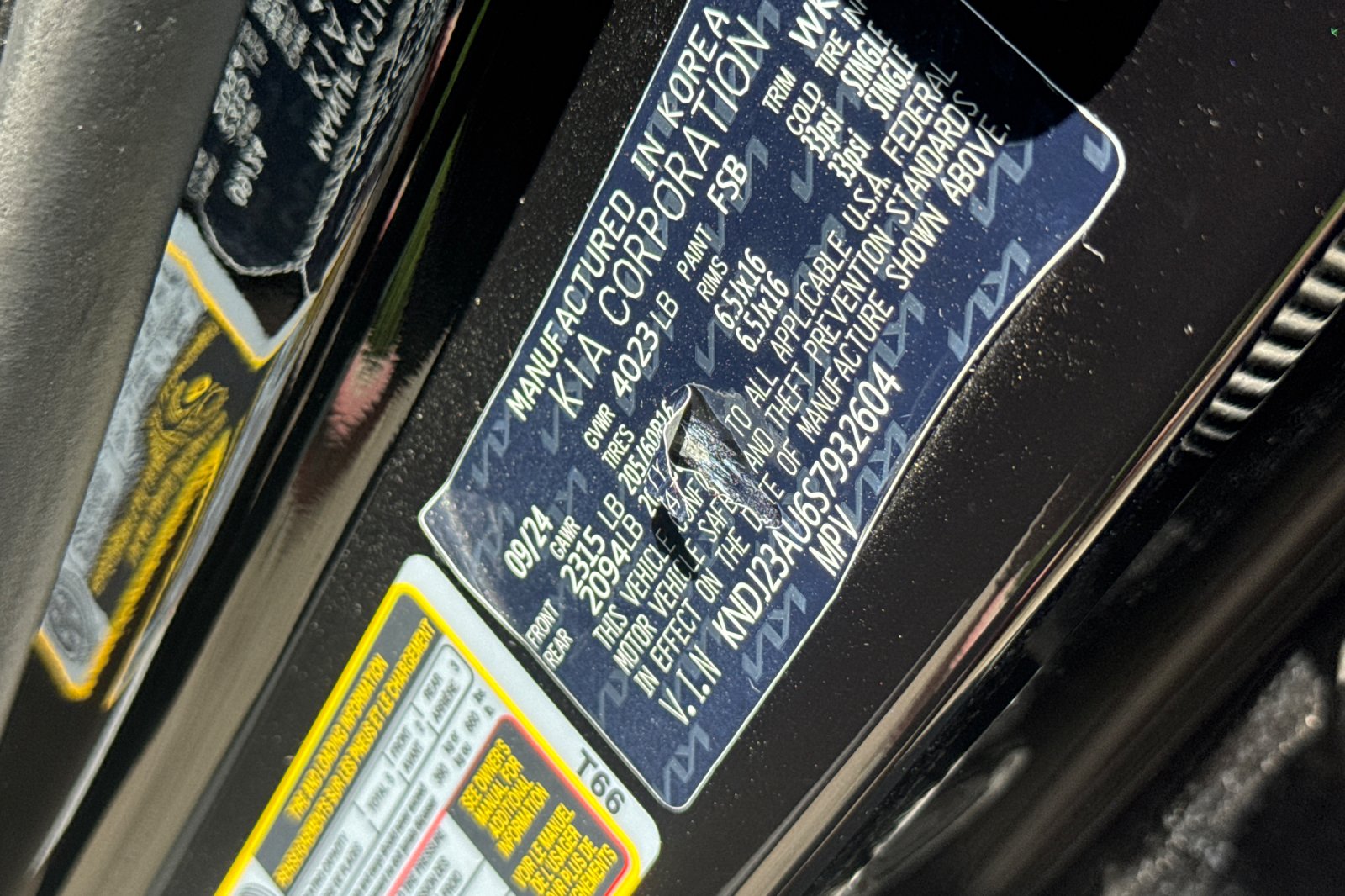 Used 2025 Black Kia LX image 12
