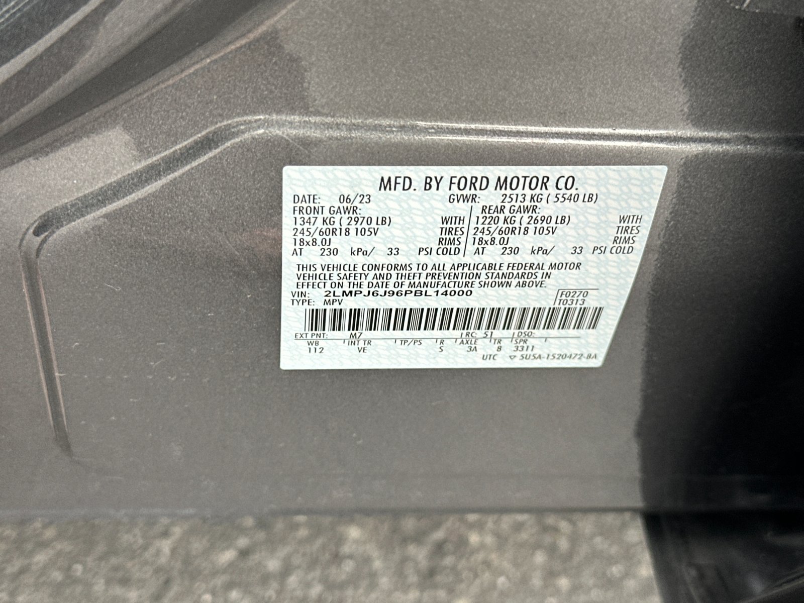 Used 2023 Gray Lincoln Standard image 29