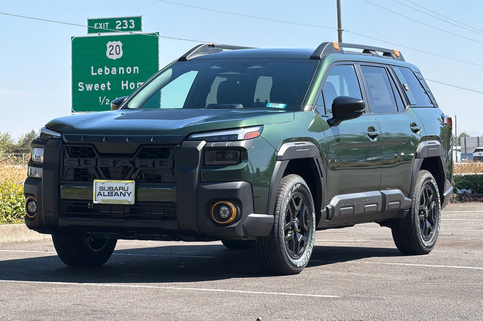 New 2026 DEEP EMERALD GREEN PEARL Subaru Wilderness image 8