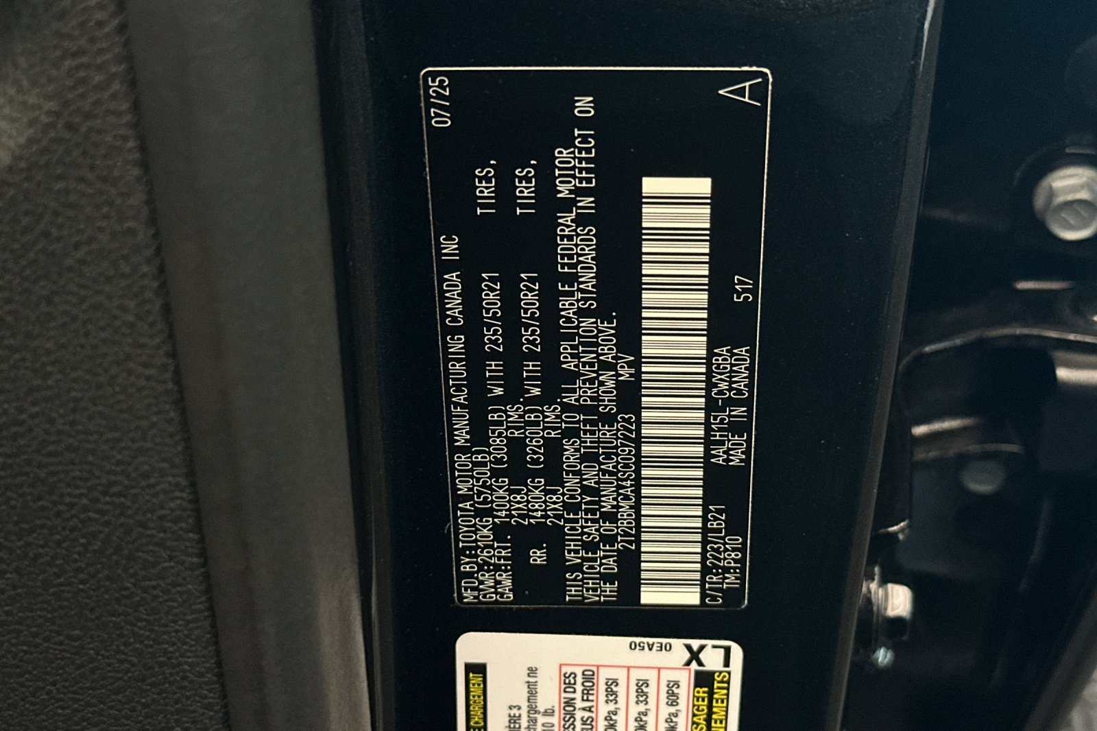 Certified Used 2025 Black Lexus 350h Premium Plus image 29