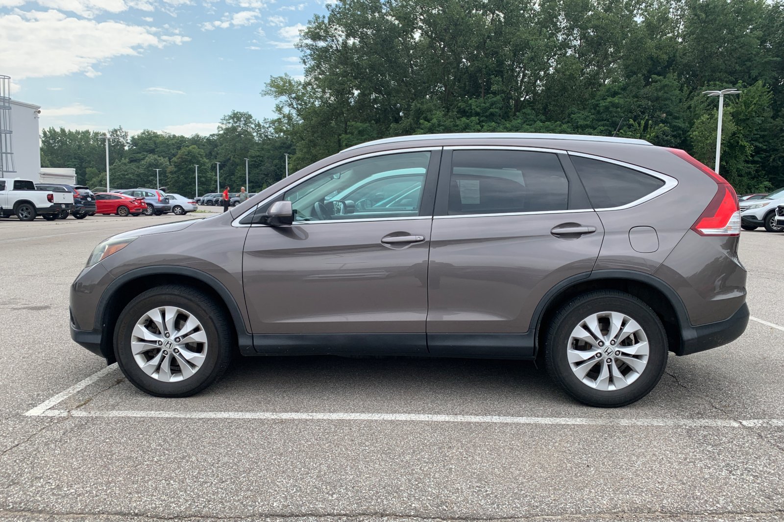 Used 2014 Honda CR-V EX-L with VIN 2HKRM4H70EH641812 for sale in Michigan City, IN