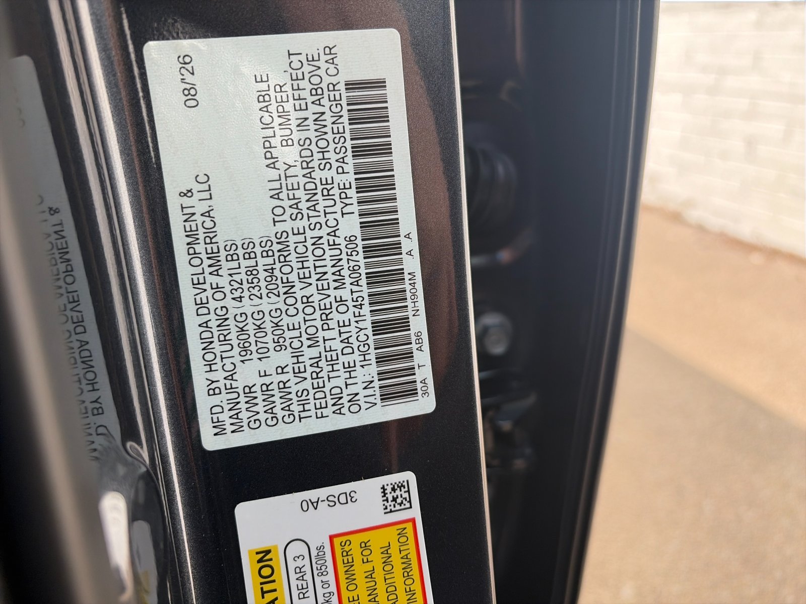 New 2026 Meteorite Gray Metallic Honda SE image 34