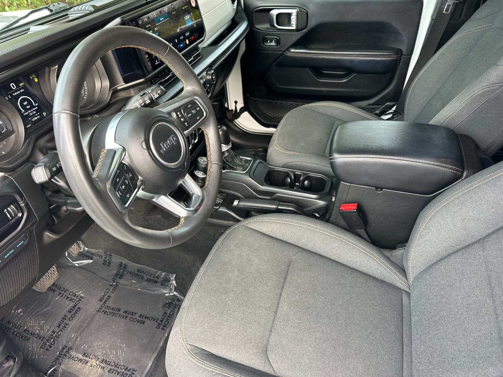 Used 2024 White Jeep Sahara 4xe image 10