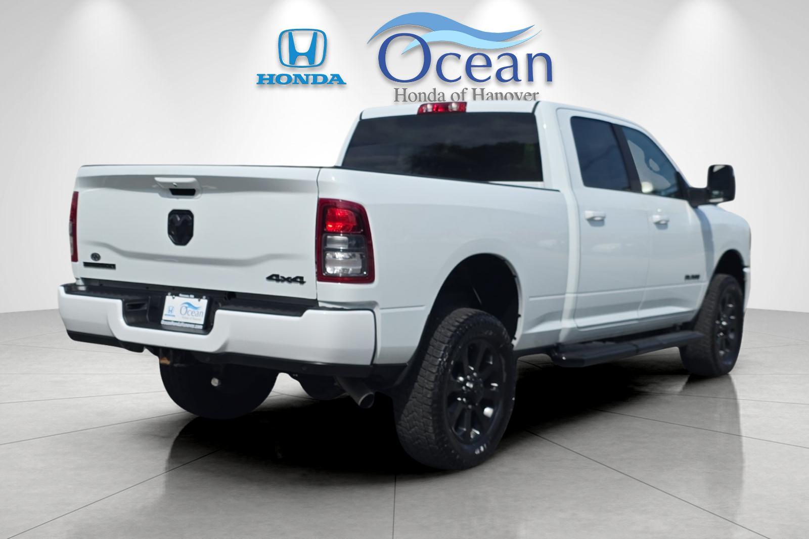 Used 2024 Bright White Clearcoat Ram Big Horn image 3