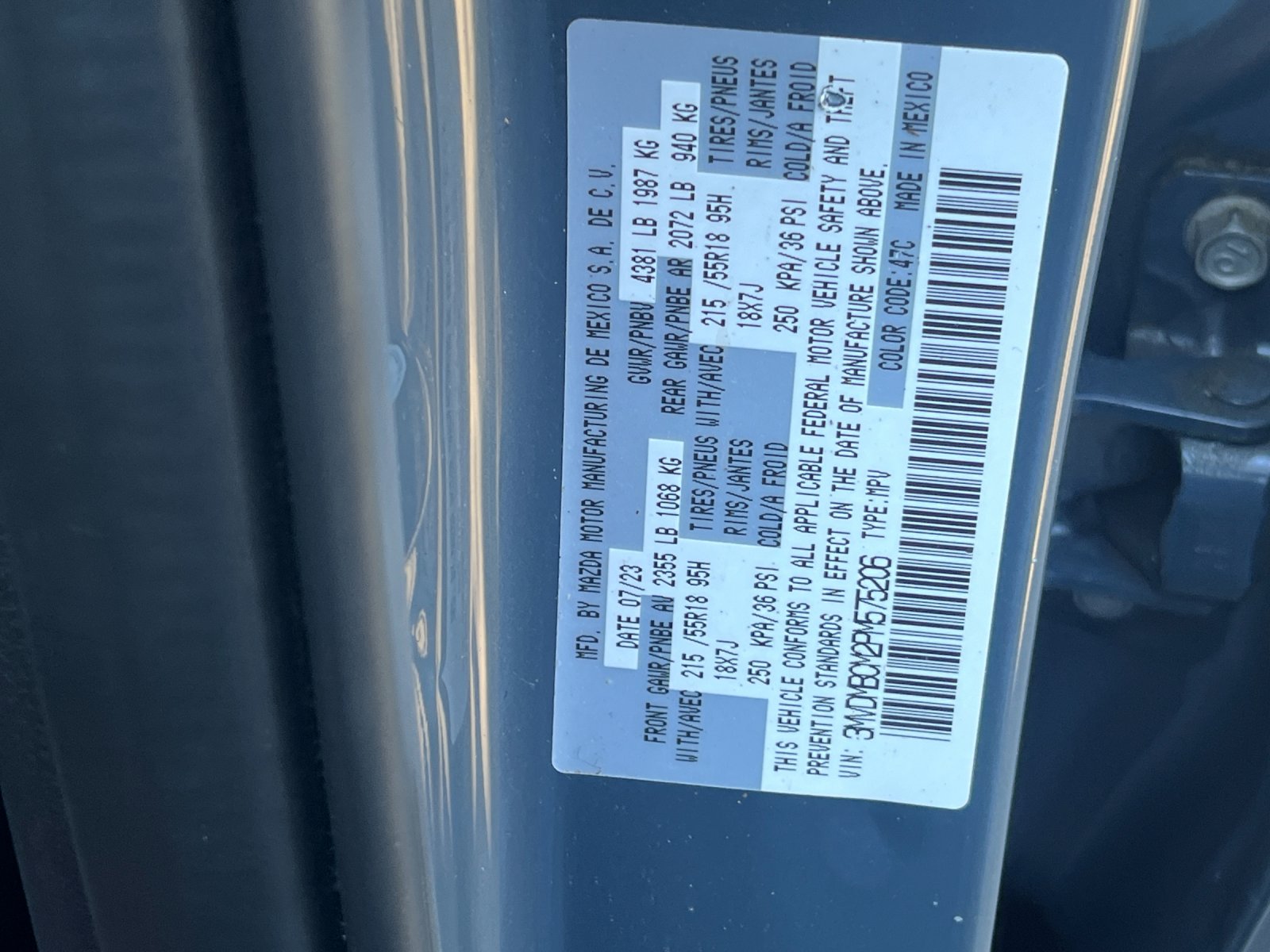 Used 2023 Gray Metallic Mazda 2.5 S Carbon Edition image 31