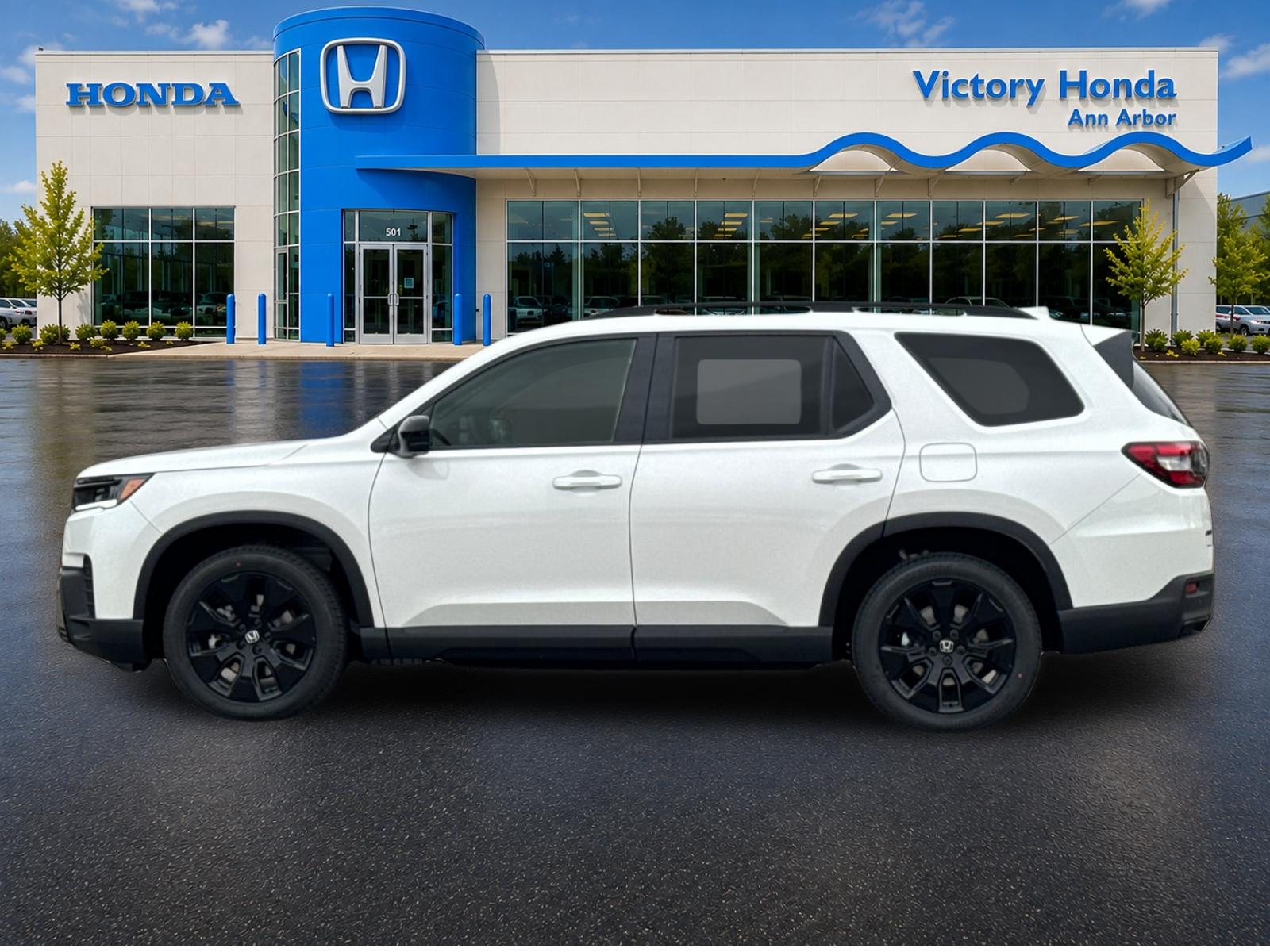New 2026 Platinum White Pearl Honda AWD Black Edition image 8