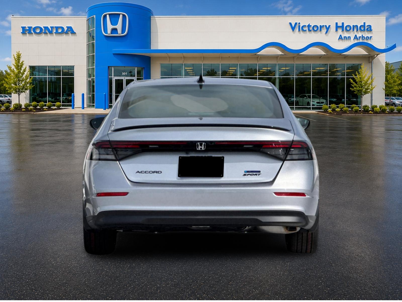 New 2026 Solar Silver Metallic Honda Sport Hybrid image 6