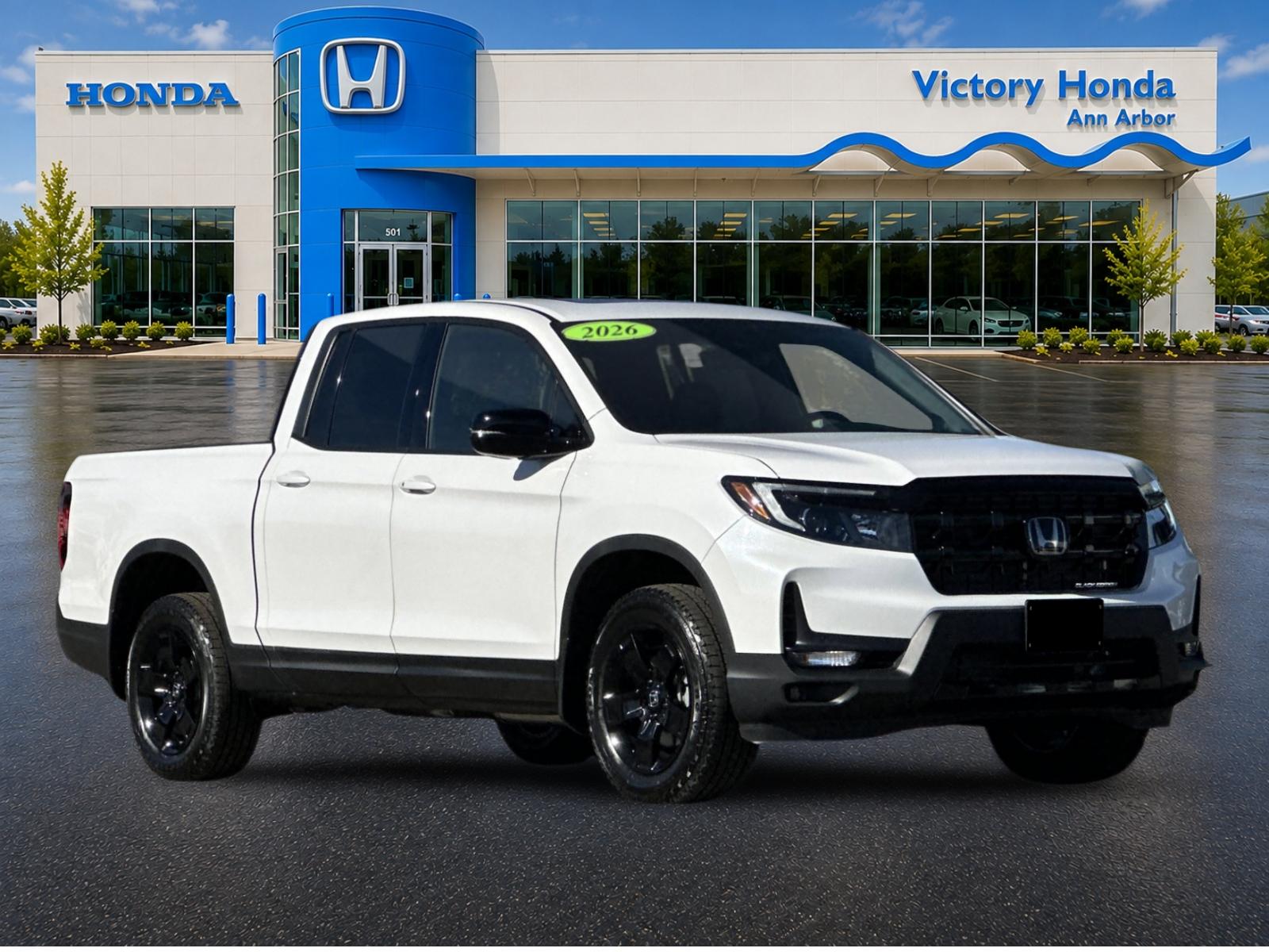 New 2026 Platinum White Pearl Honda Black Edition image 3