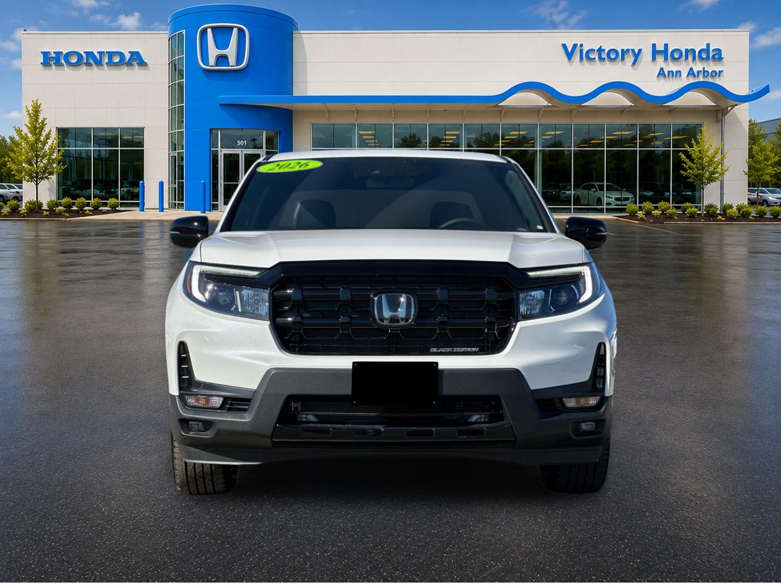 New 2026 Platinum White Pearl Honda Black Edition image 2