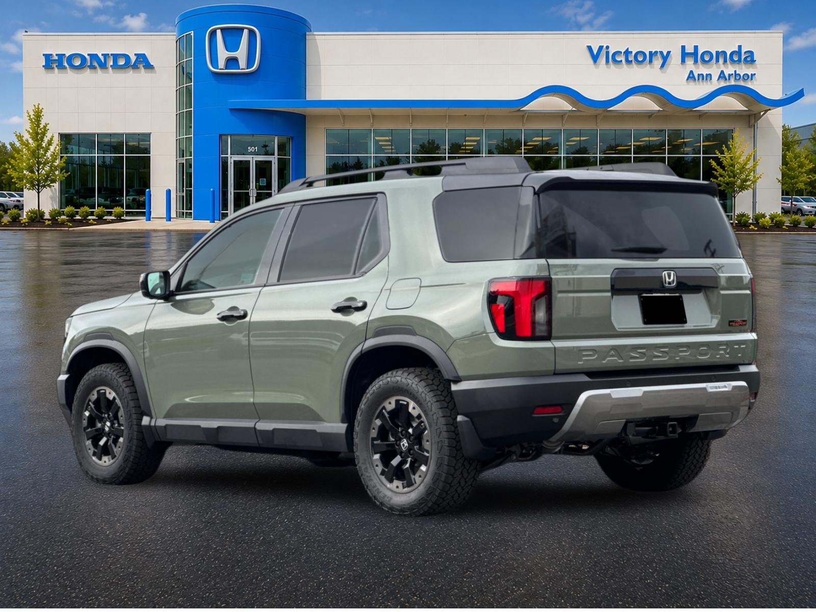 New 2026 Ash Green Metallic Honda TrailSport Elite image 7