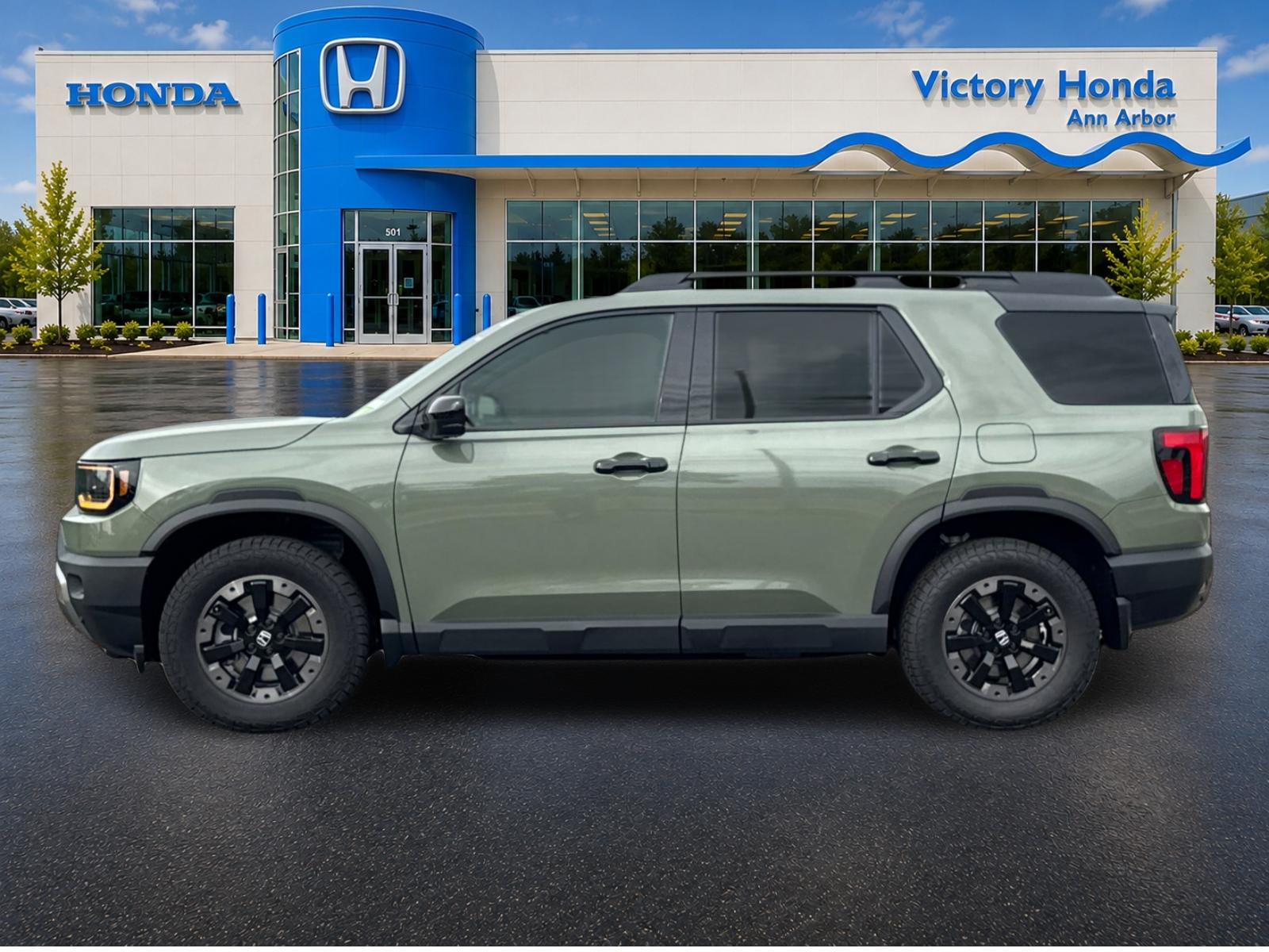 New 2026 Ash Green Metallic Honda TrailSport Elite image 8