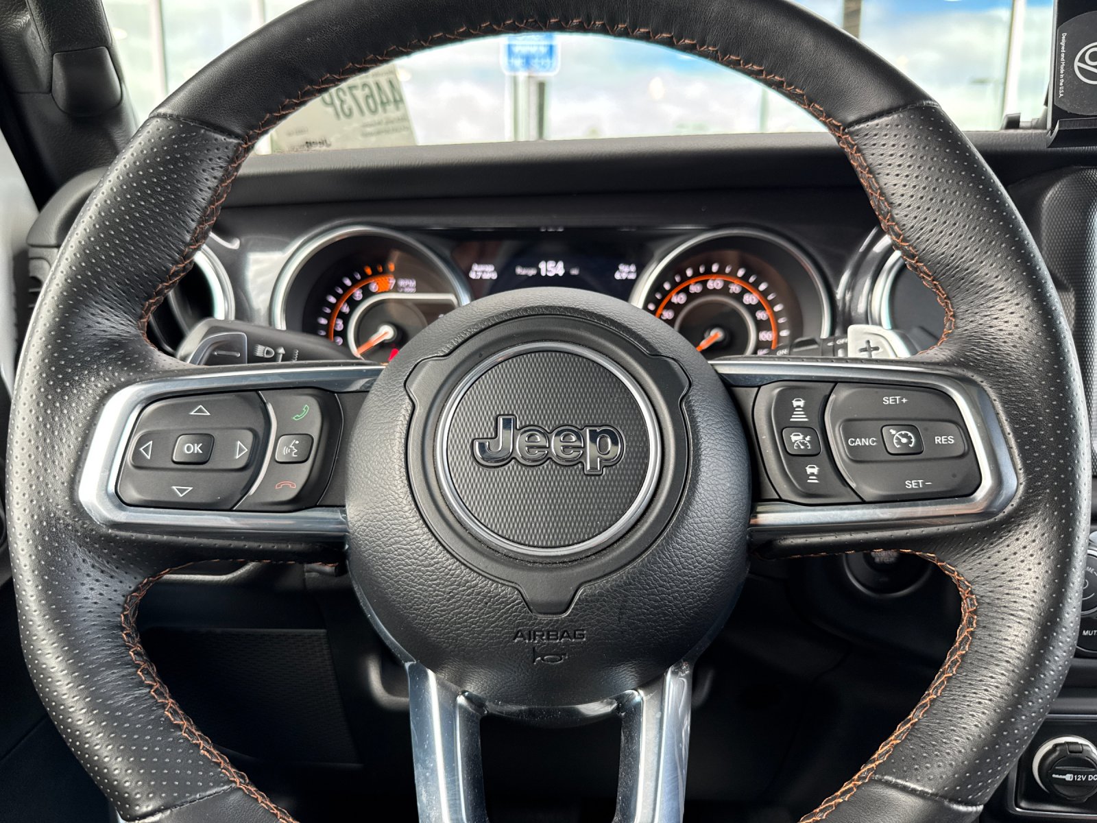 Used 2023 Bright White Clearcoat Jeep Rubicon 392 4D Sport Utility image 25