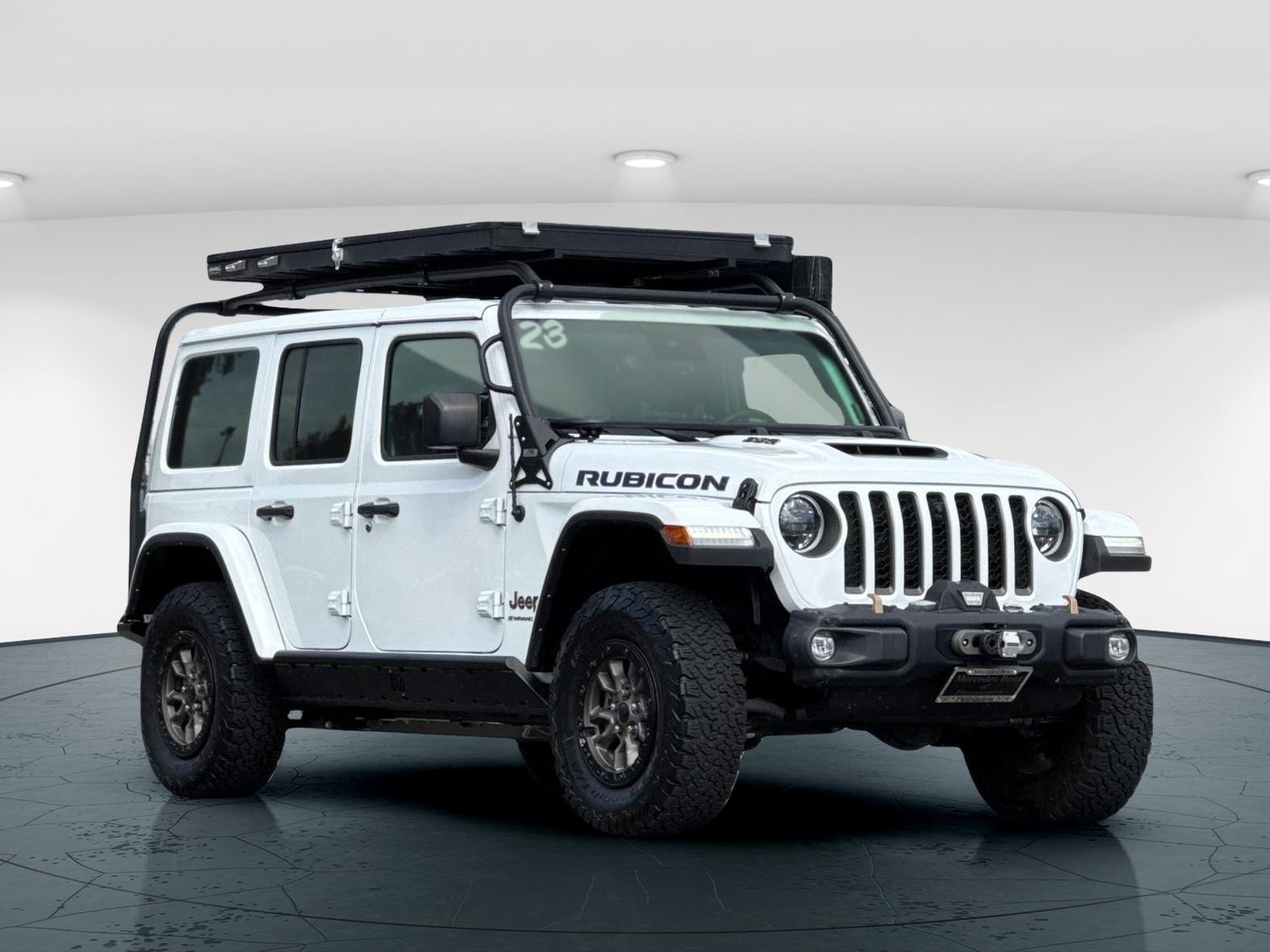Used 2023 Bright White Clearcoat Jeep Rubicon 392 4D Sport Utility image 8