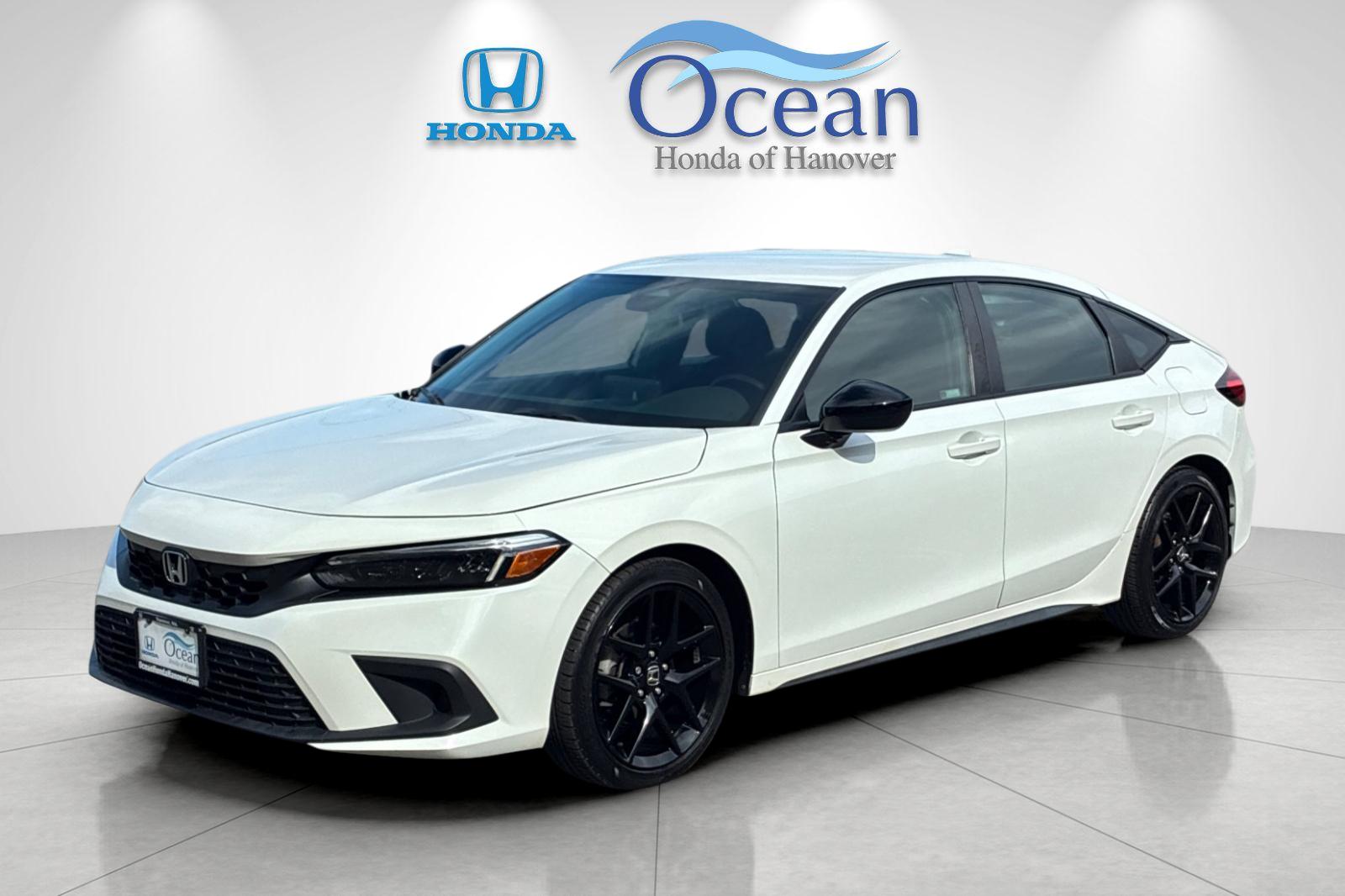 Used 2024 Platinum White Pearl Honda Sport image 7