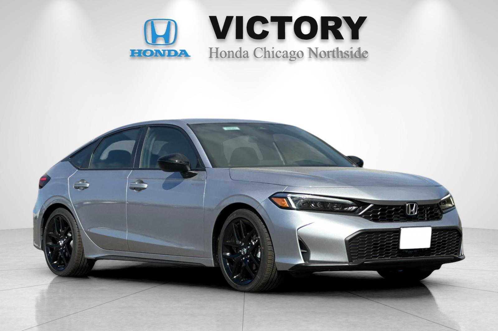 New 2026 Solar Silver Metallic Honda FWD Sport image 7