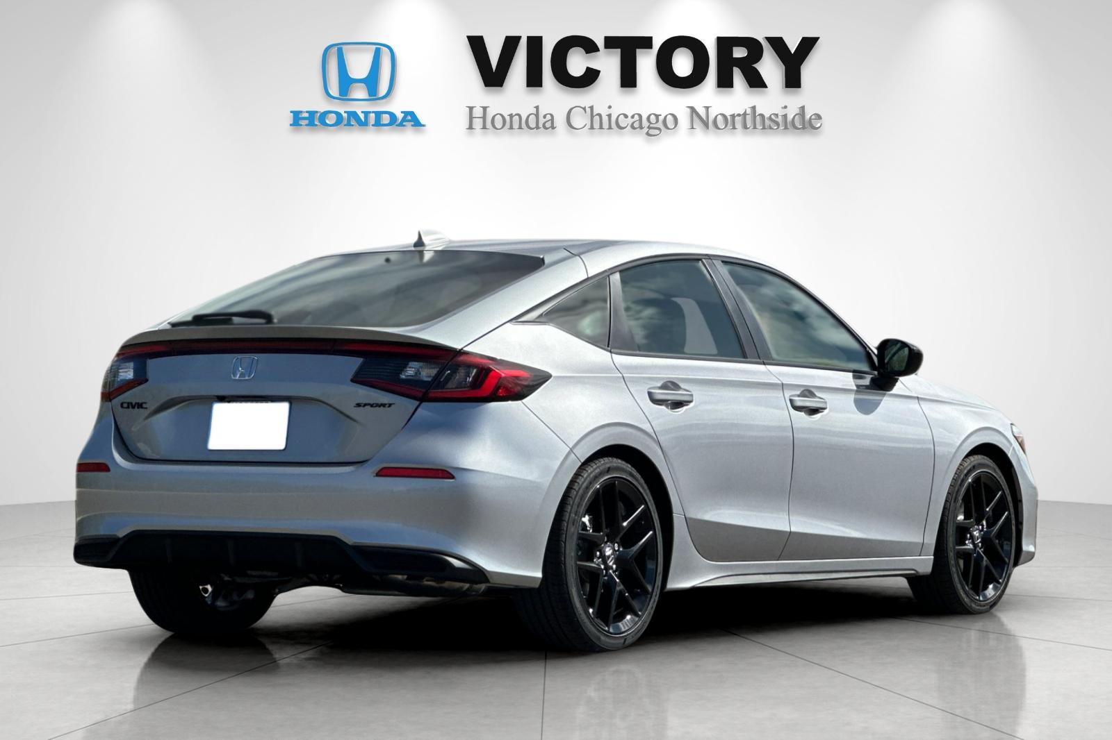 New 2026 Solar Silver Metallic Honda FWD Sport image 5