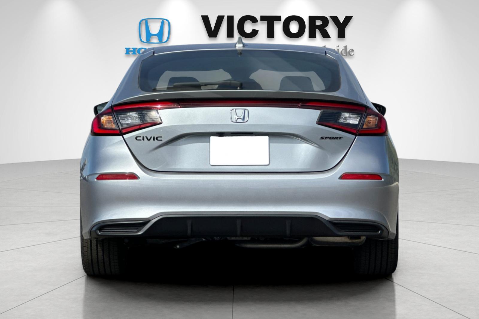 New 2026 Solar Silver Metallic Honda FWD Sport image 4