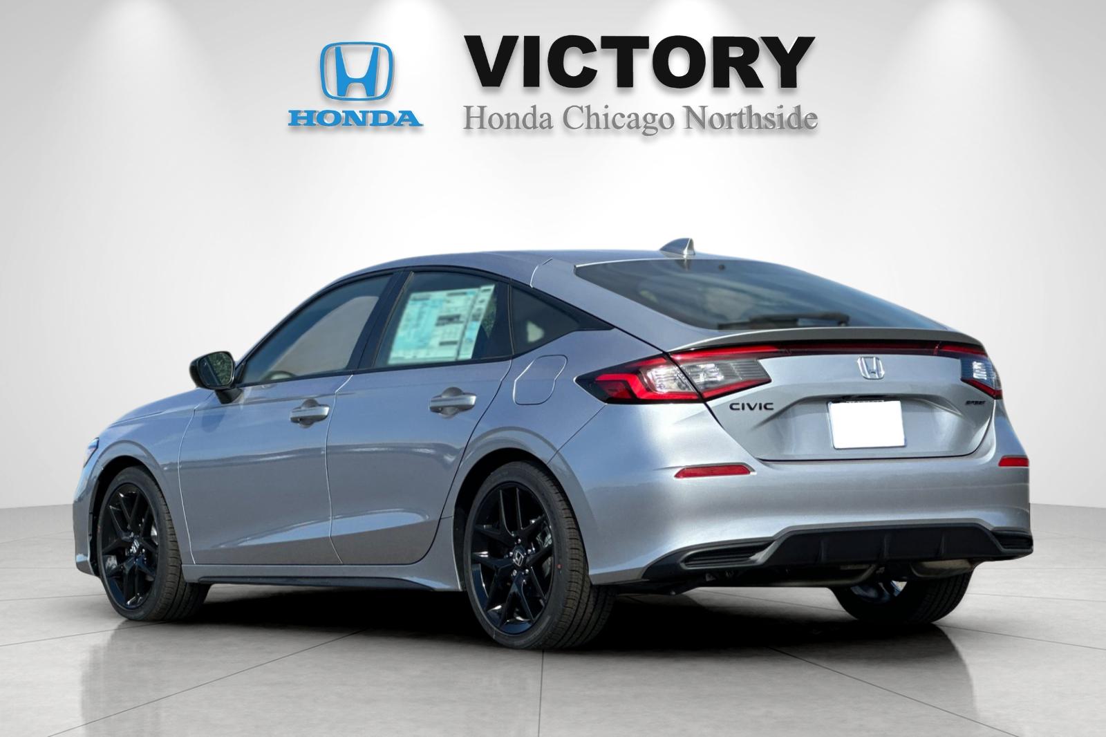 New 2026 Solar Silver Metallic Honda FWD Sport image 3