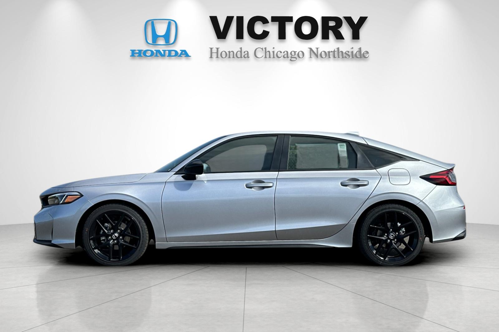 New 2026 Solar Silver Metallic Honda FWD Sport image 2