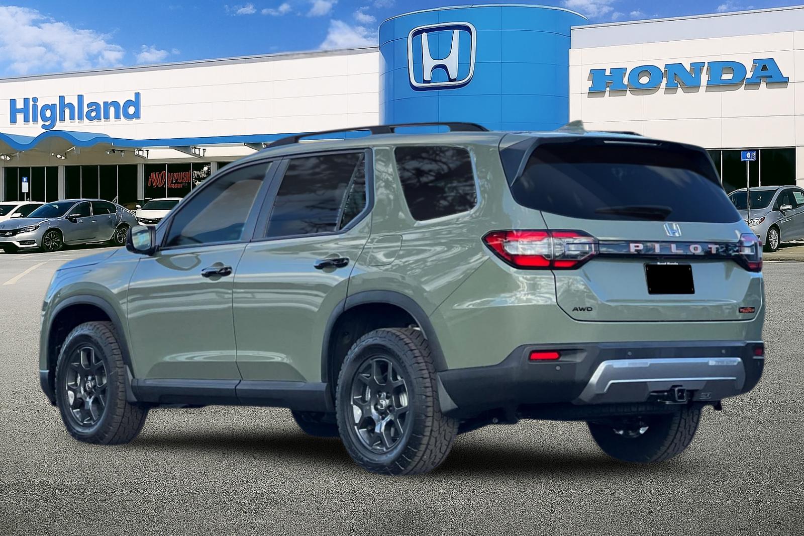 New 2026 Ash Green Metallic Honda AWD TrailSport image 3
