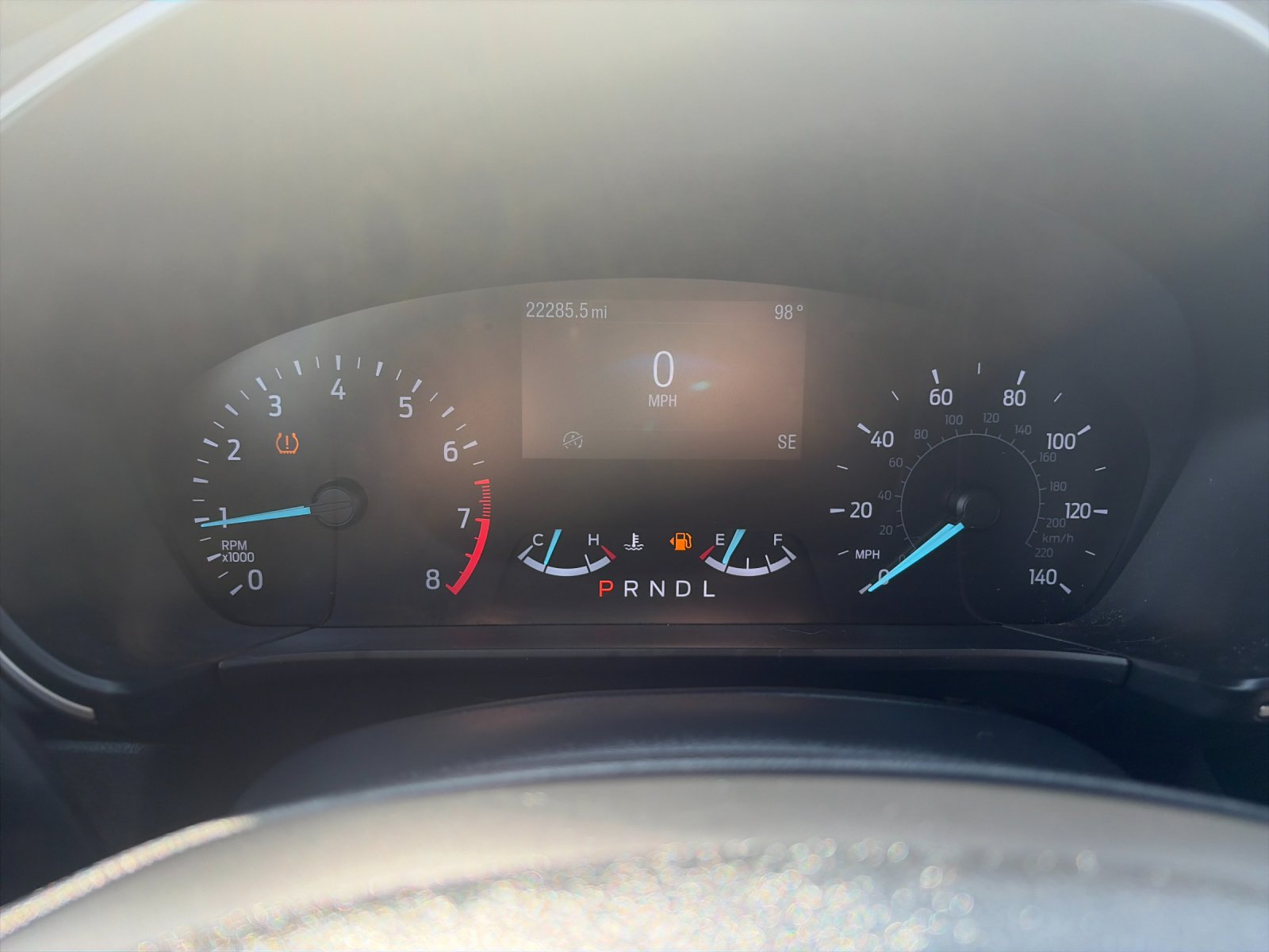 Used 2020 Red Ford SE image 30