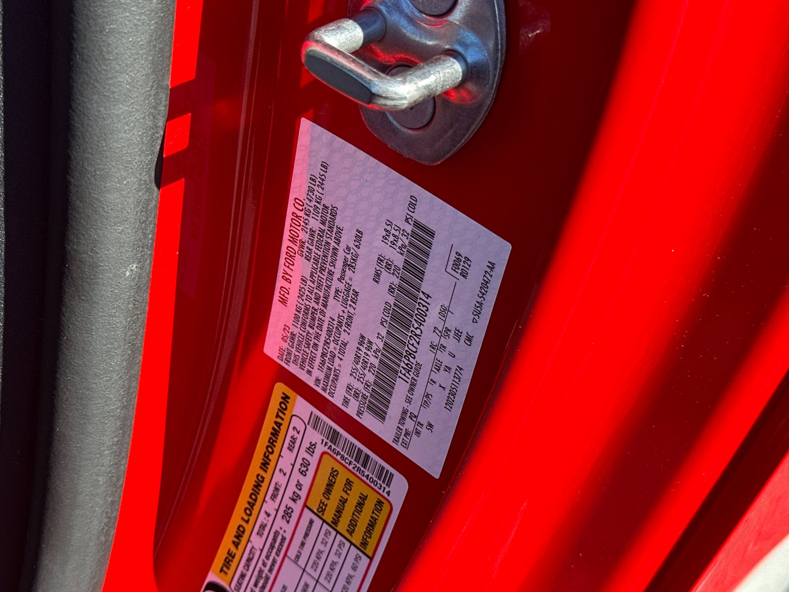 Used 2024 Red Ford GT Premium image 28