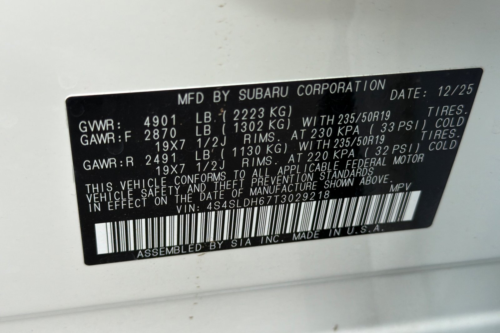 Used 2026 White Subaru Sport image 27