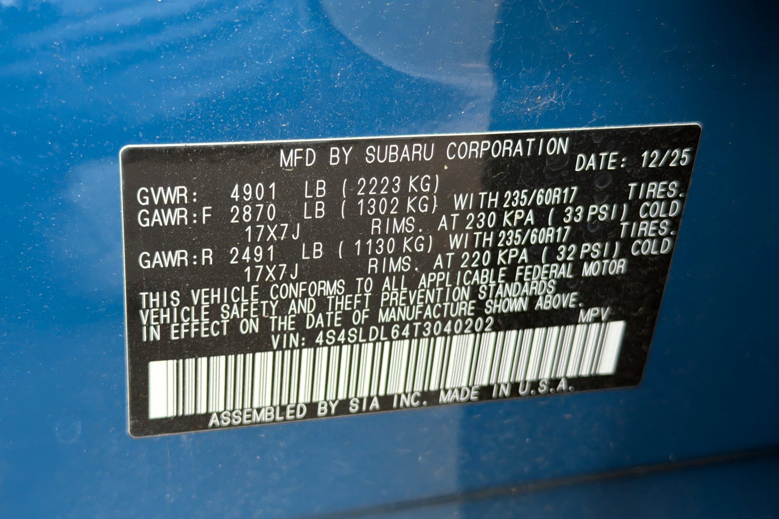 Used 2026 Blue Subaru Wilderness image 28