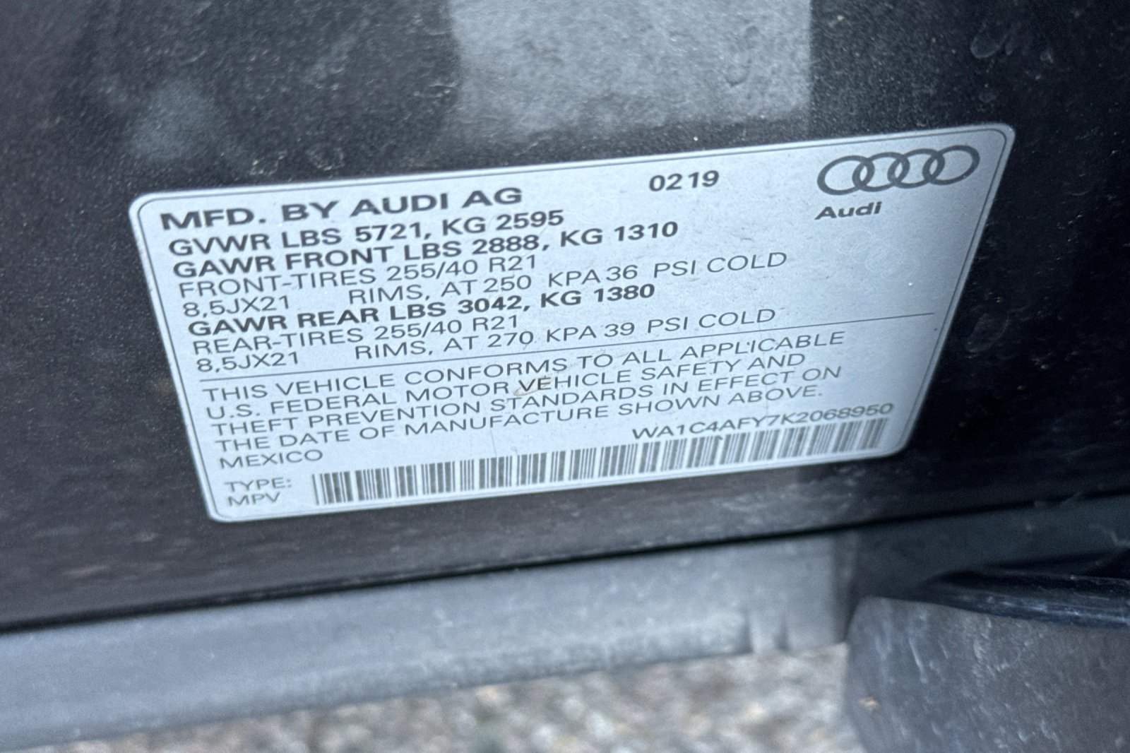 Used 2019 Daytona Gray Pearl Effect Audi 3.0T Prestige image 30