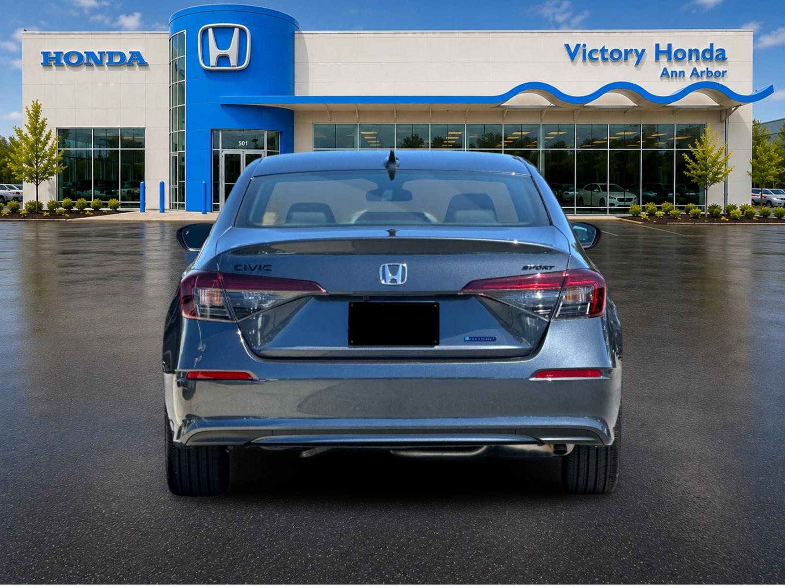 New 2026 Meteorite Gray Metallic Honda 2WD Sport Hybrid image 6