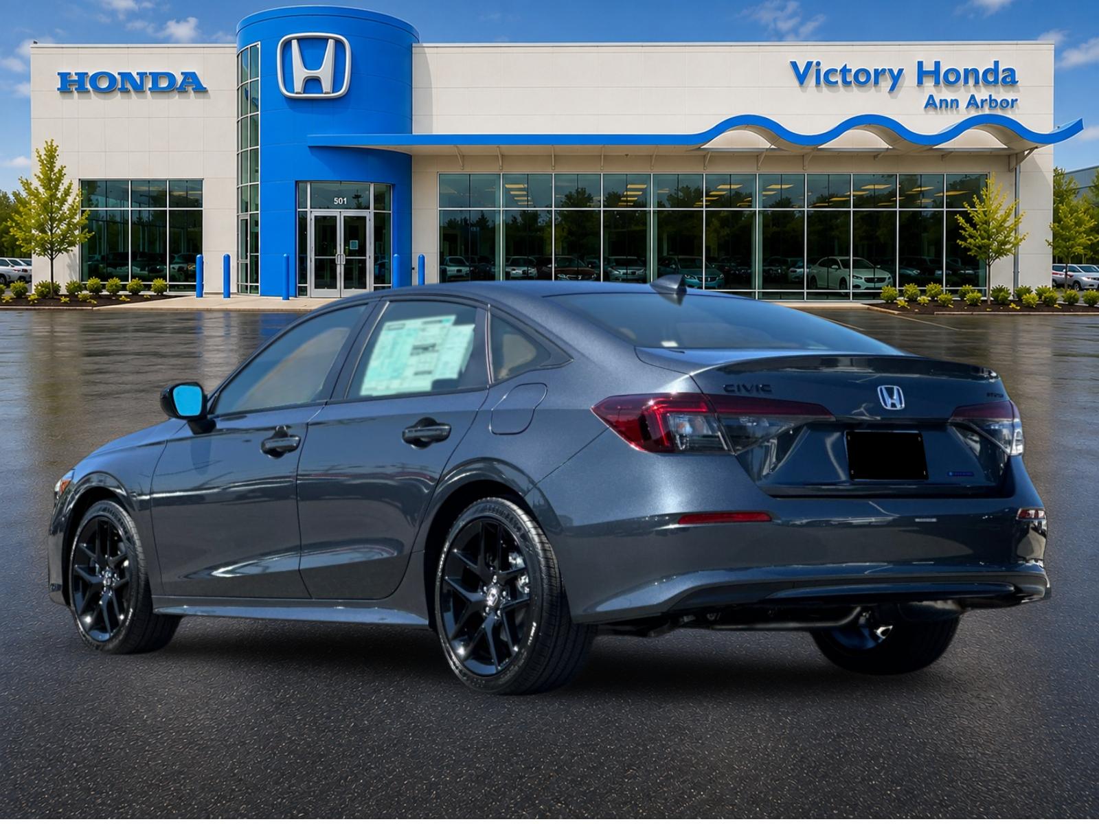 New 2026 Meteorite Gray Metallic Honda 2WD Sport Hybrid image 7