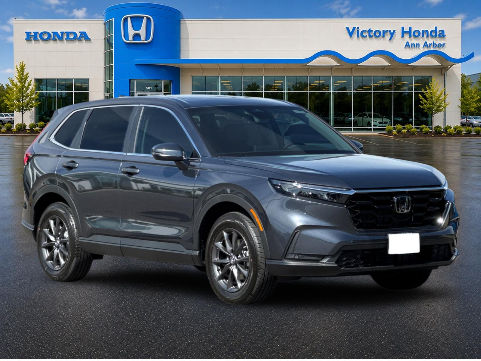 New 2026 Meteorite Gray Metallic Honda AWD EX-L image 3