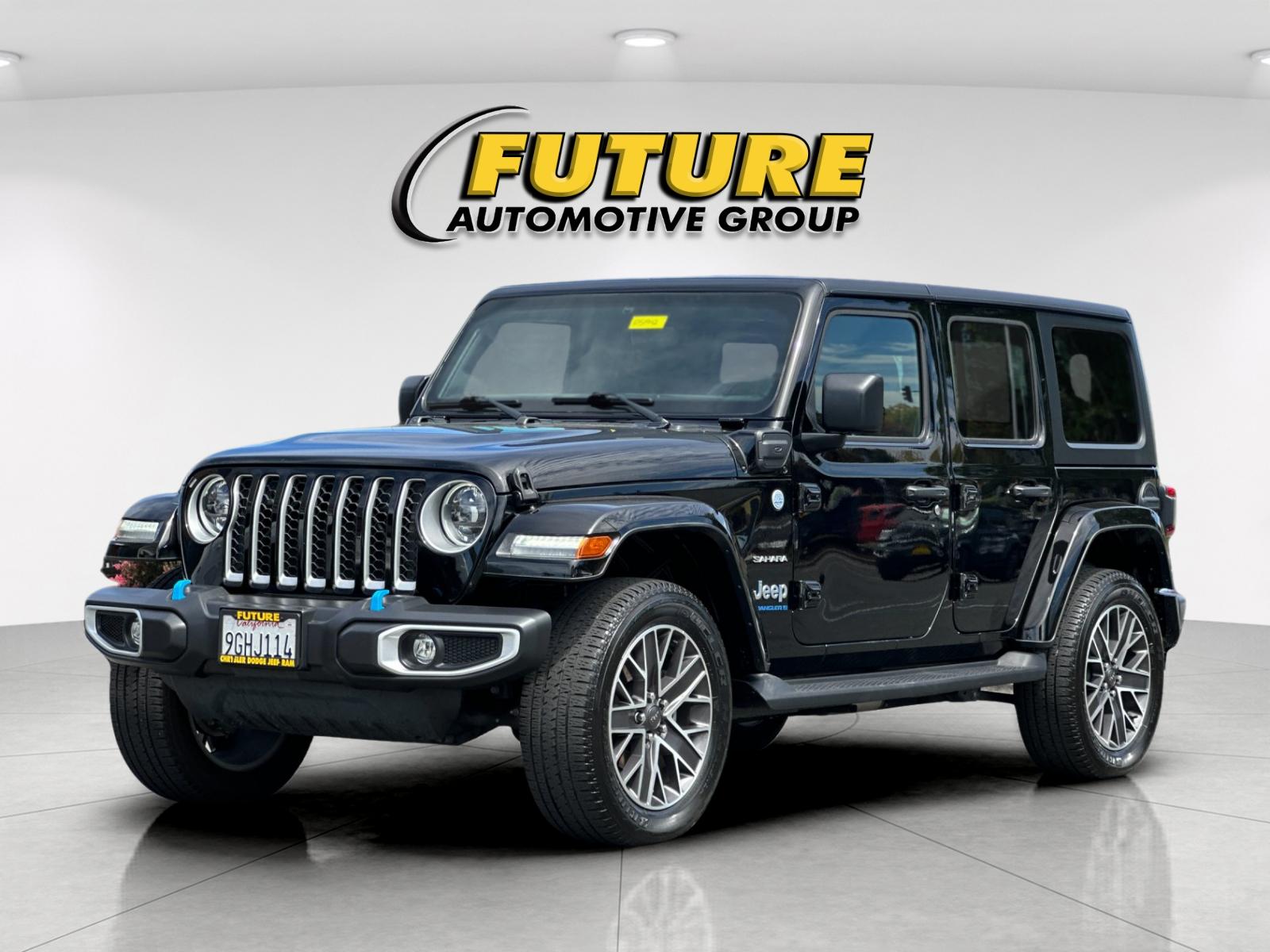 Used 2023 Black Jeep Sahara 4xe image 8